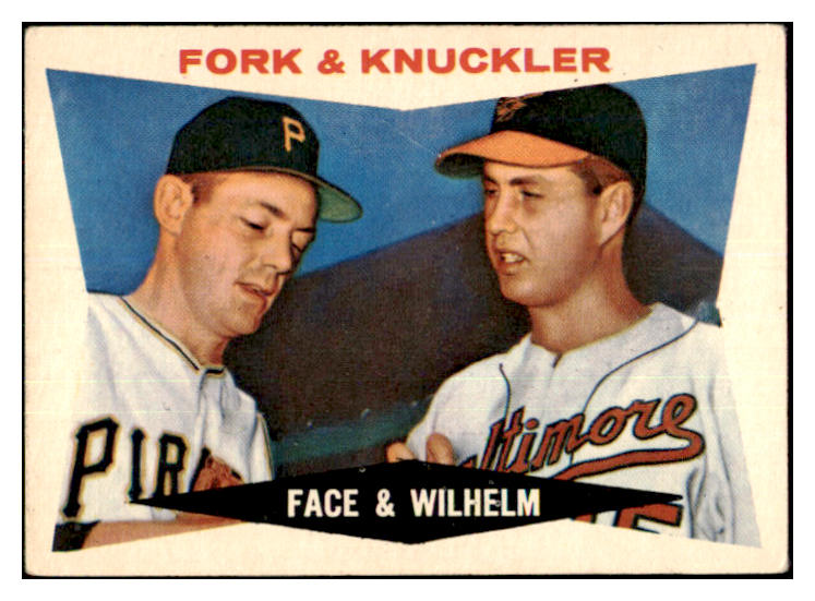 1960 Topps Baseball #115 Hoyt Wilhelm Roy Face VG-EX 467141