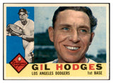 1960 Topps Baseball #295 Gil Hodges Dodgers VG-EX 467142