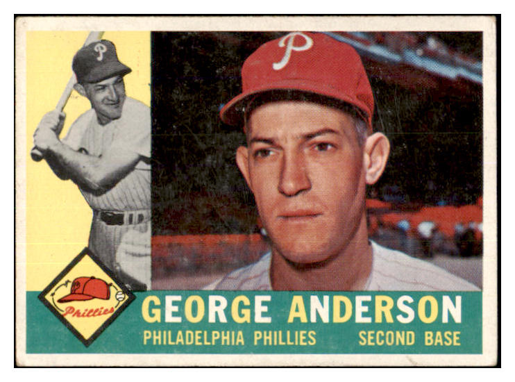 1960 Topps Baseball #034 Sparky Anderson Phillies EX 467159
