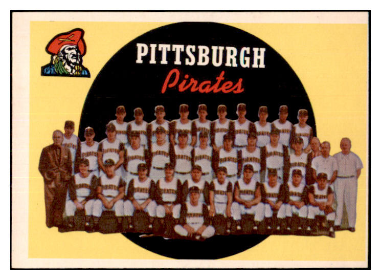1959 Topps Baseball #528 Pittsburgh Pirates Team EX 467164