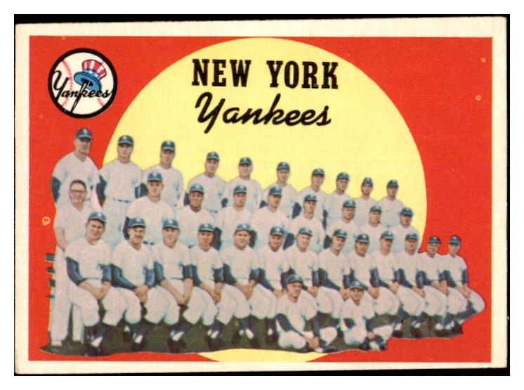 1959 Topps Baseball #510 New York Yankees Team NR-MT 467170