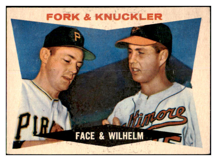 1960 Topps Baseball #115 Hoyt Wilhelm Roy Face EX 467187