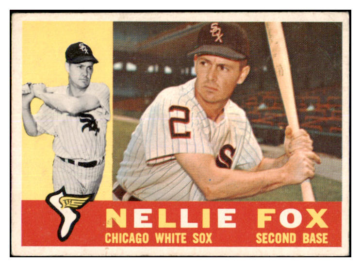 1960 Topps Baseball #100 Nellie Fox White Sox VG-EX 467200