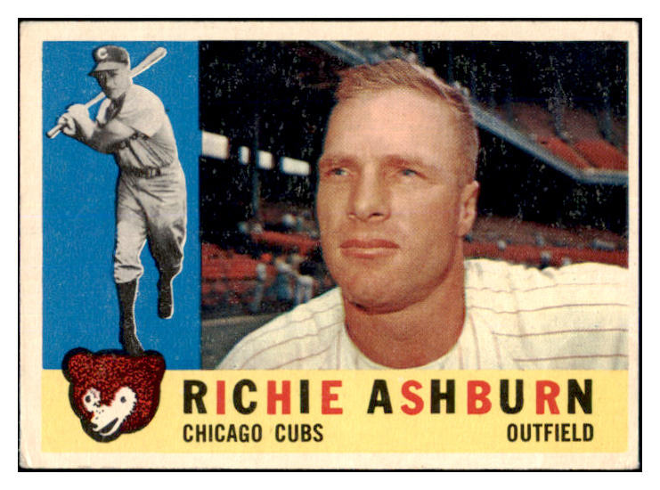1960 Topps Baseball #305 Richie Ashburn Cubs VG-EX 467205