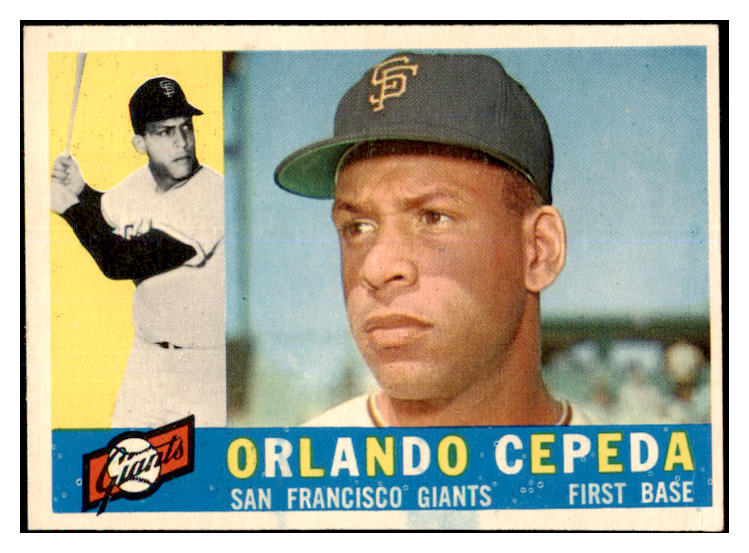 1960 Topps Baseball #450 Orlando Cepeda Giants VG-EX 467206