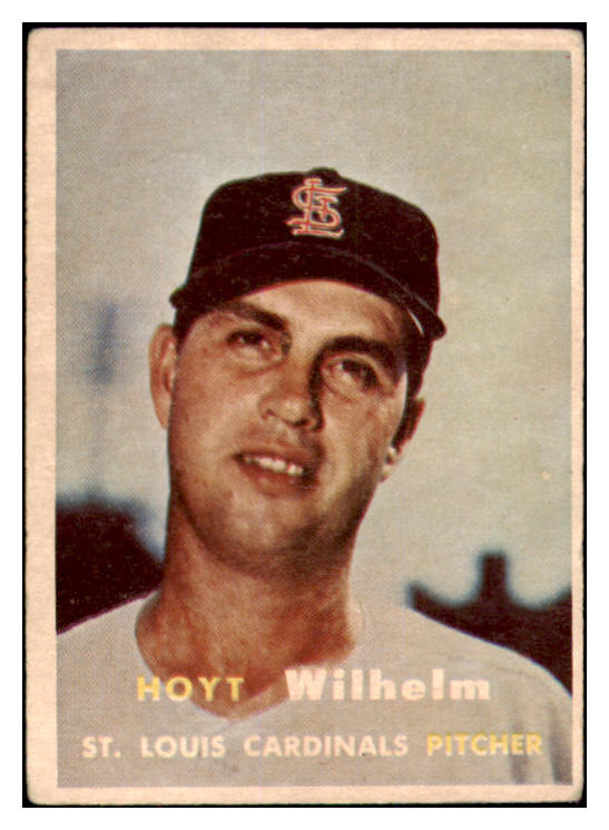 1957 Topps Baseball #203 Hoyt Wilhelm Cardinals VG-EX 467212