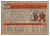 1957 Topps Baseball #203 Hoyt Wilhelm Cardinals VG-EX 467212