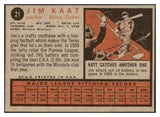 1962 Topps Baseball #021 Jim Kaat Twins GD-VG 467227