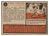 1962 Topps Baseball #031 Tom Tresh Yankees GD-VG 467238