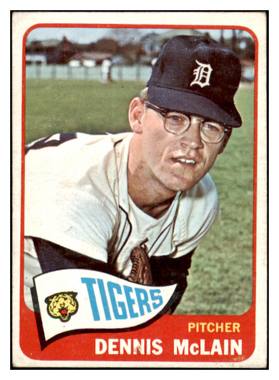 1965 Topps Baseball #236 Denny McLain Tigers VG-EX 467251