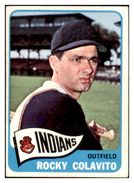1965 Topps Baseball #380 Rocky Colavito Indians VG-EX 467257