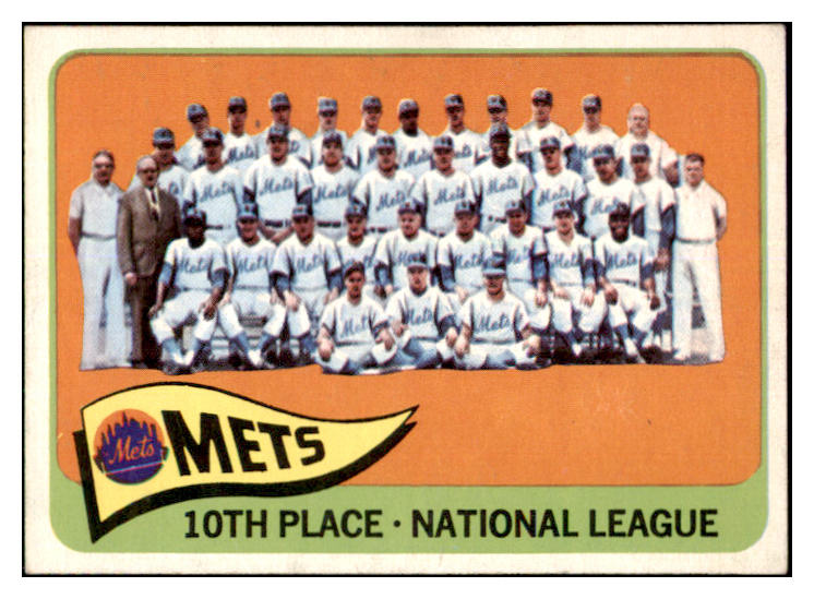 1965 Topps Baseball #551 New York Mets Team EX 467268