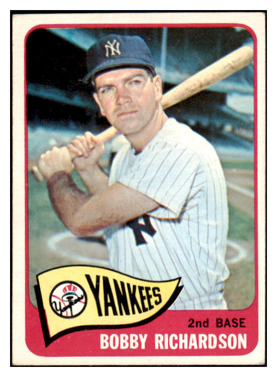 1965 Topps Baseball #115 Bobby Richardson Yankees EX 467278
