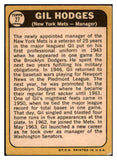 1968 Topps Baseball #027 Gil Hodges Mets VG-EX 467344