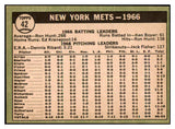 1967 Topps Baseball #042 New York Mets Team EX 467348