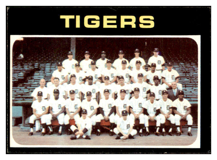 1971 Topps Baseball #336 Detroit Tigers Team EX-MT 467367