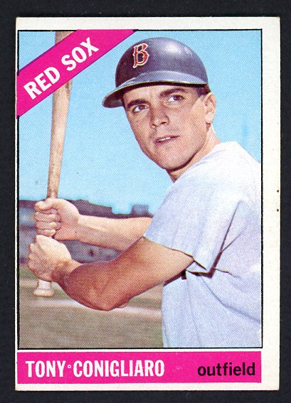 1966 Topps Baseball #380 Tony Conigliaro Red Sox EX 467405