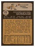 1973 Topps Baseball #174 Goose Gossage White Sox EX 467422