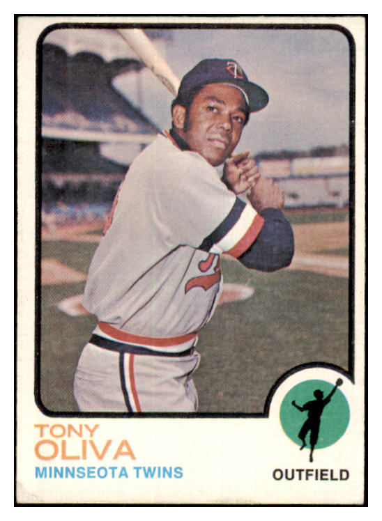 1973 Topps Baseball #080 Tony Oliva Twins EX 467427