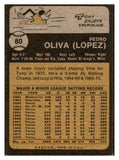 1973 Topps Baseball #080 Tony Oliva Twins EX 467427