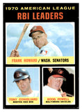 1971 Topps Baseball #063 A.L. RBI Leaders Conigliaro EX 467436