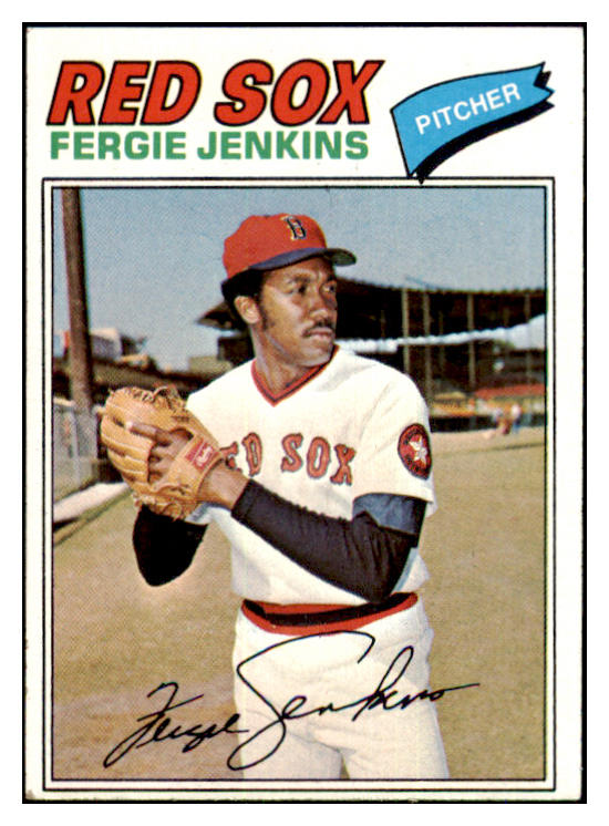 1977 Topps Baseball #430 Fergie Jenkins Red Sox EX 467443