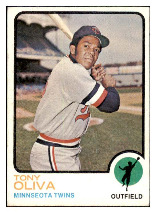 1973 Topps Baseball #080 Tony Oliva Twins EX 467451
