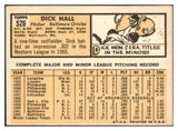1963 Topps Baseball #526 Dick Hall Orioles VG-EX 467480