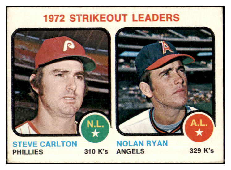 1973 Topps Baseball #067 Strike Out Leaders Nolan Ryan VG-EX 467485