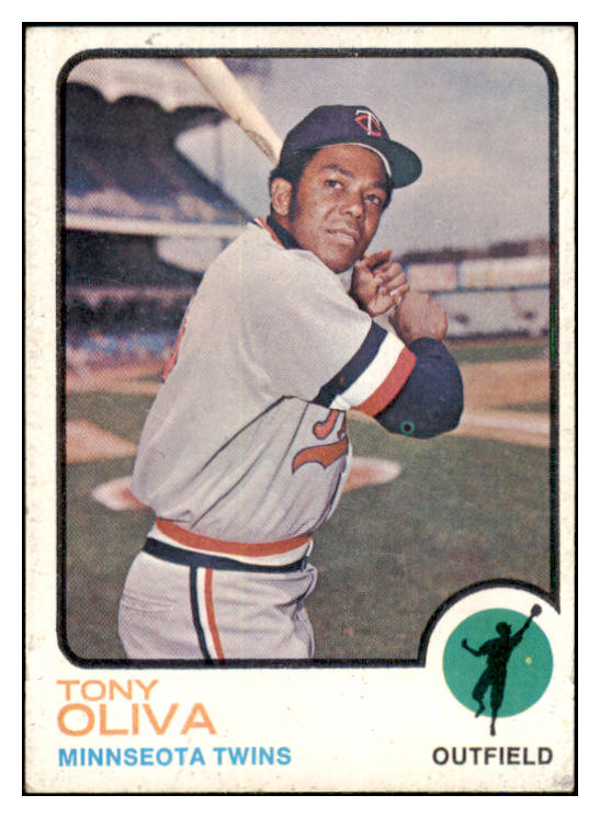 1973 Topps Baseball #080 Tony Oliva Twins VG-EX 467488