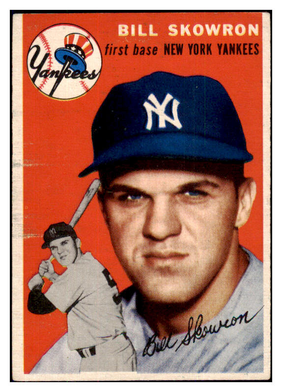 1954 Topps Baseball #239 Bill Skowron Yankees VG-EX 467517