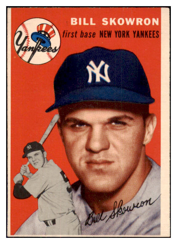 1954 Topps Baseball #239 Bill Skowron Yankees EX 467521