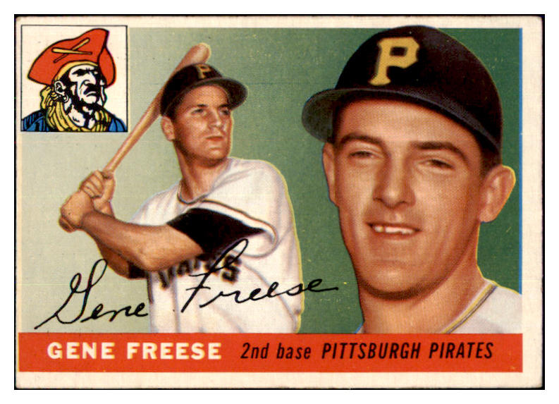1955 Topps Baseball #205 Gene Freese Pirates VG-EX 467537