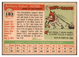 1955 Topps Baseball #183 Tony Jacobs Cardinals VG-EX 467540