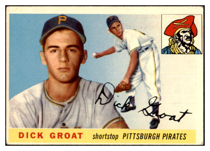 1955 Topps Baseball #026 Dick Groat Pirates VG-EX 467548