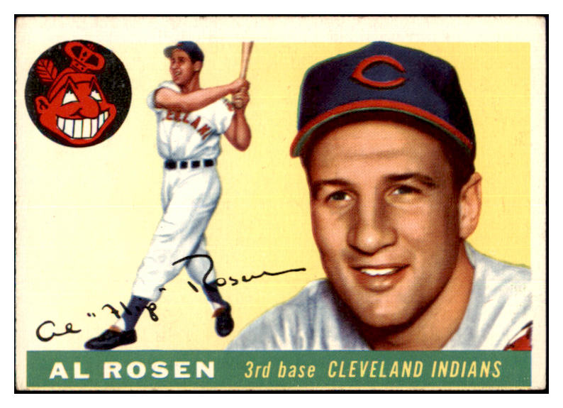 1955 Topps Baseball #070 Al Rosen Indians VG-EX 467550