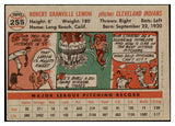 1956 Topps Baseball #255 Bob Lemon Indians EX 467560