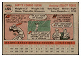 1956 Topps Baseball #155 Harvey Kuenn Tigers EX Gray 467562