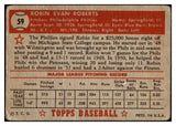 1952 Topps Baseball #059 Robin Roberts Phillies GD-VG Red 467585