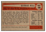 1954 Bowman Baseball #050 George Kell Red Sox VG-EX/EX 467591