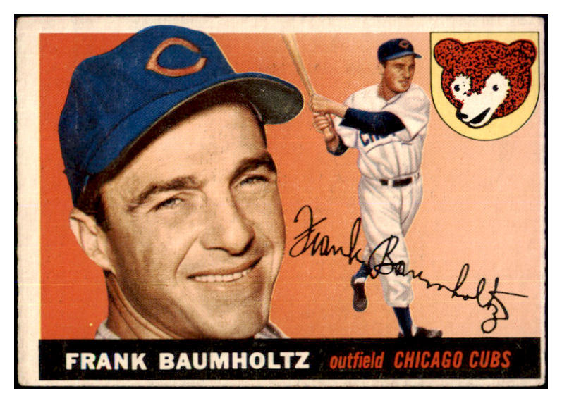 1955 Topps Baseball #172 Frank Baumholtz Cubs VG-EX 467594