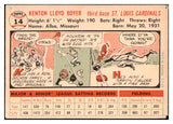 1956 Topps Baseball #014 Ken Boyer Cardinals Good White 467608