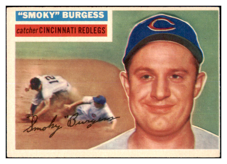 1956 Topps Baseball #192 Smoky Burgess Reds EX 467609