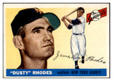 1955 Topps Baseball #001 Dusty Rhodes Giants VG-EX 467621