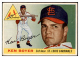 1955 Topps Baseball #125 Ken Boyer Cardinals VG 467627