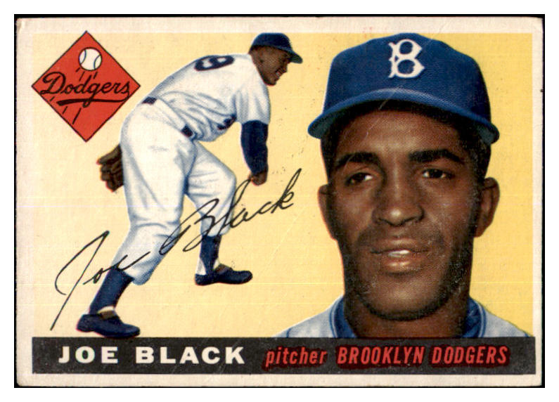 1955 Topps Baseball #156 Joe Black Dodgers GD-VG 467633