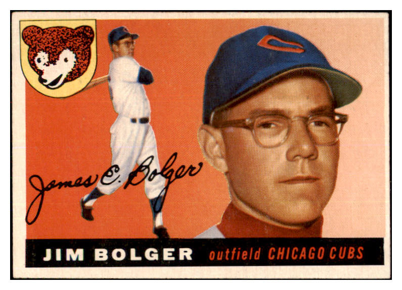 1955 Topps Baseball #179 Jim Bolger Cubs EX-MT 467648