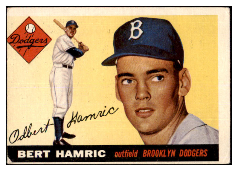 1955 Topps Baseball #199 Bert Hamric Dodgers GD-VG 467661