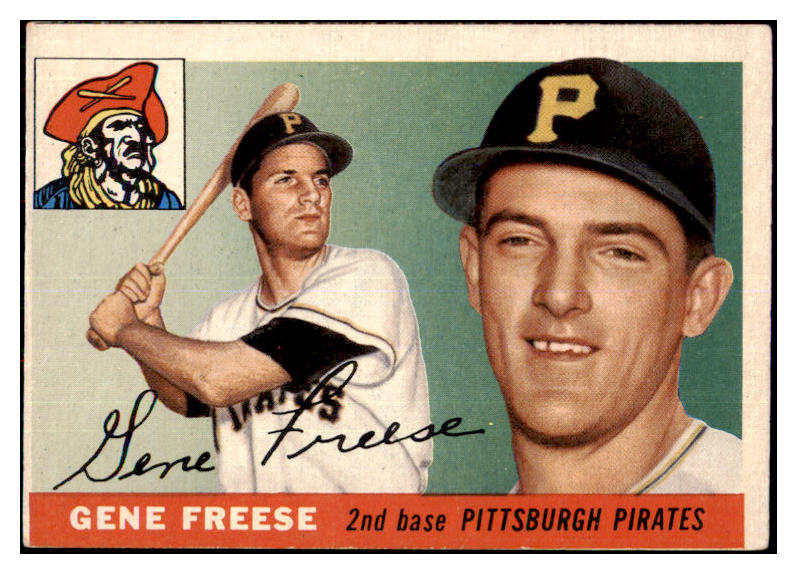 1955 Topps Baseball #205 Gene Freese Pirates GD-VG 467663
