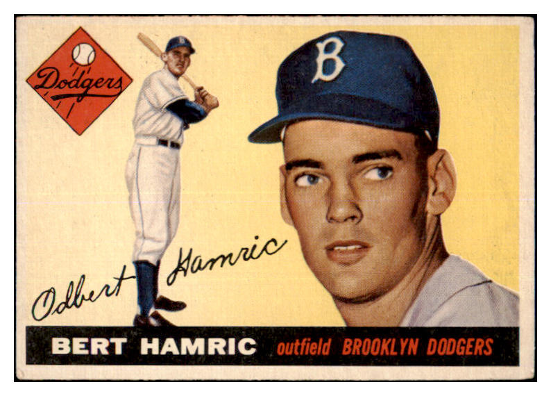 1955 Topps Baseball #199 Bert Hamric Dodgers VG 467670